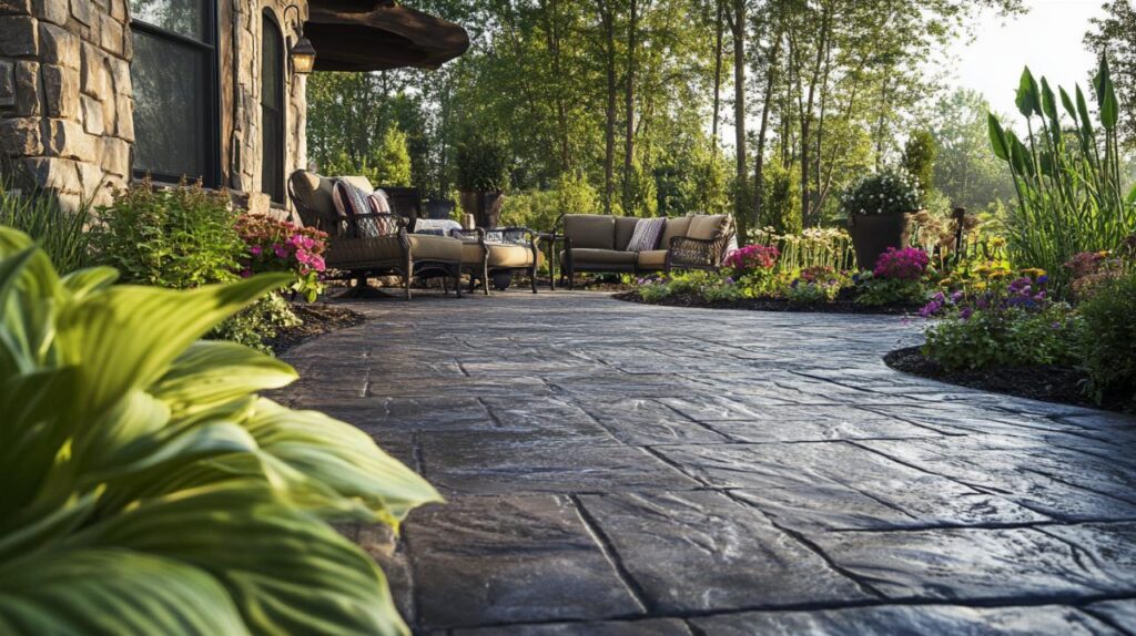 Paisajismo: revestimiento de hormigón impreso, la mejor opción decorativa para patios y senderos